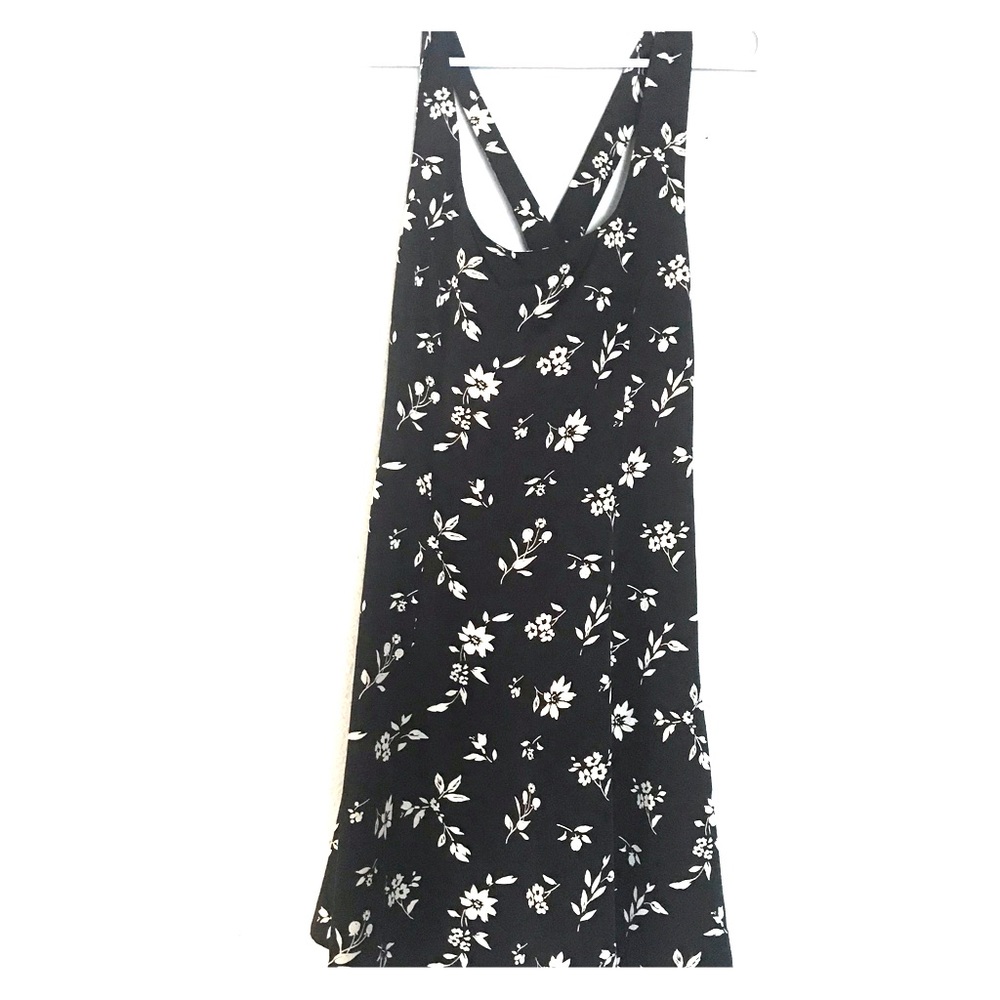 Black Floral Newport News Dress